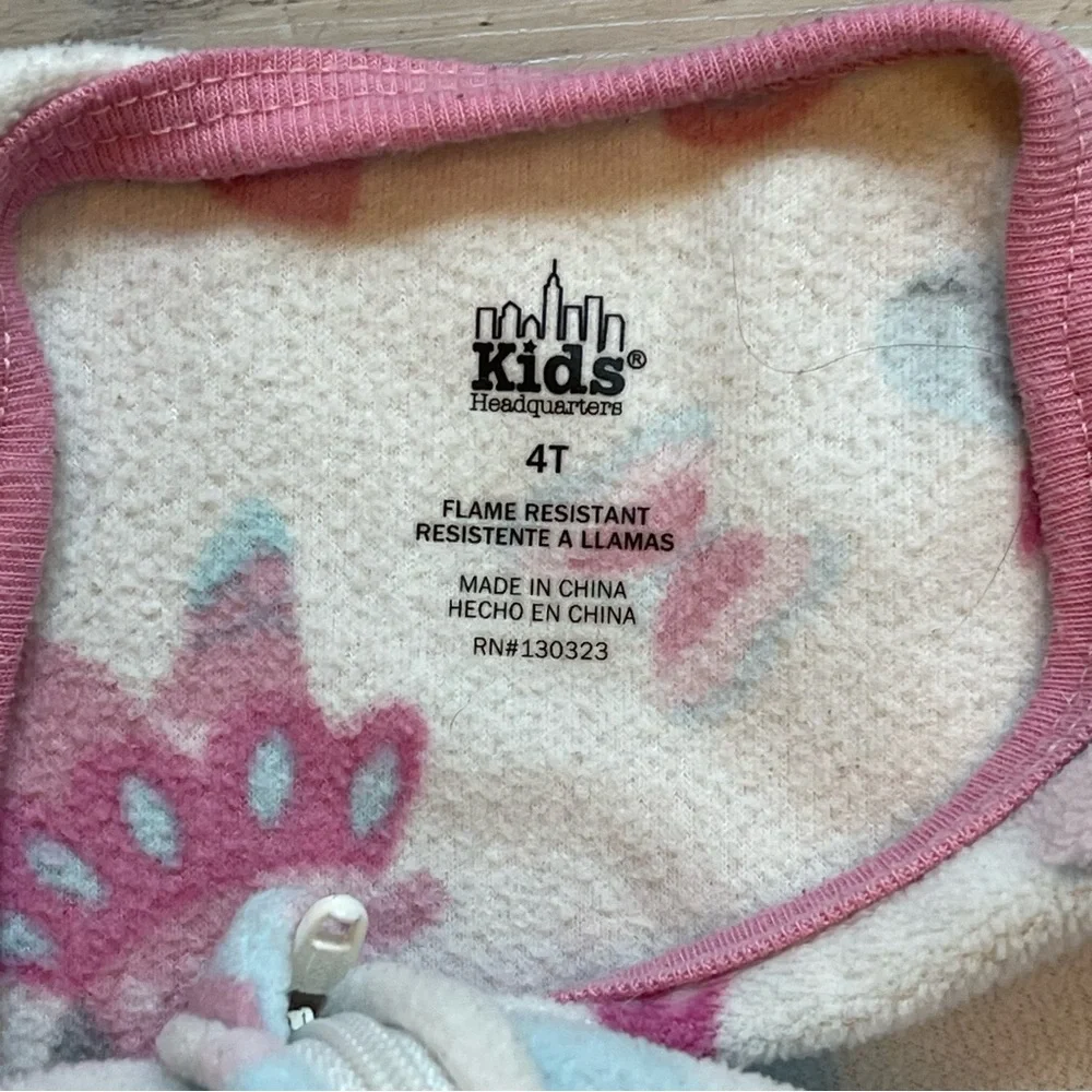 Kids Headquarters | Footie Pajamas | Size: 4T | BUNDLE: Set of 2